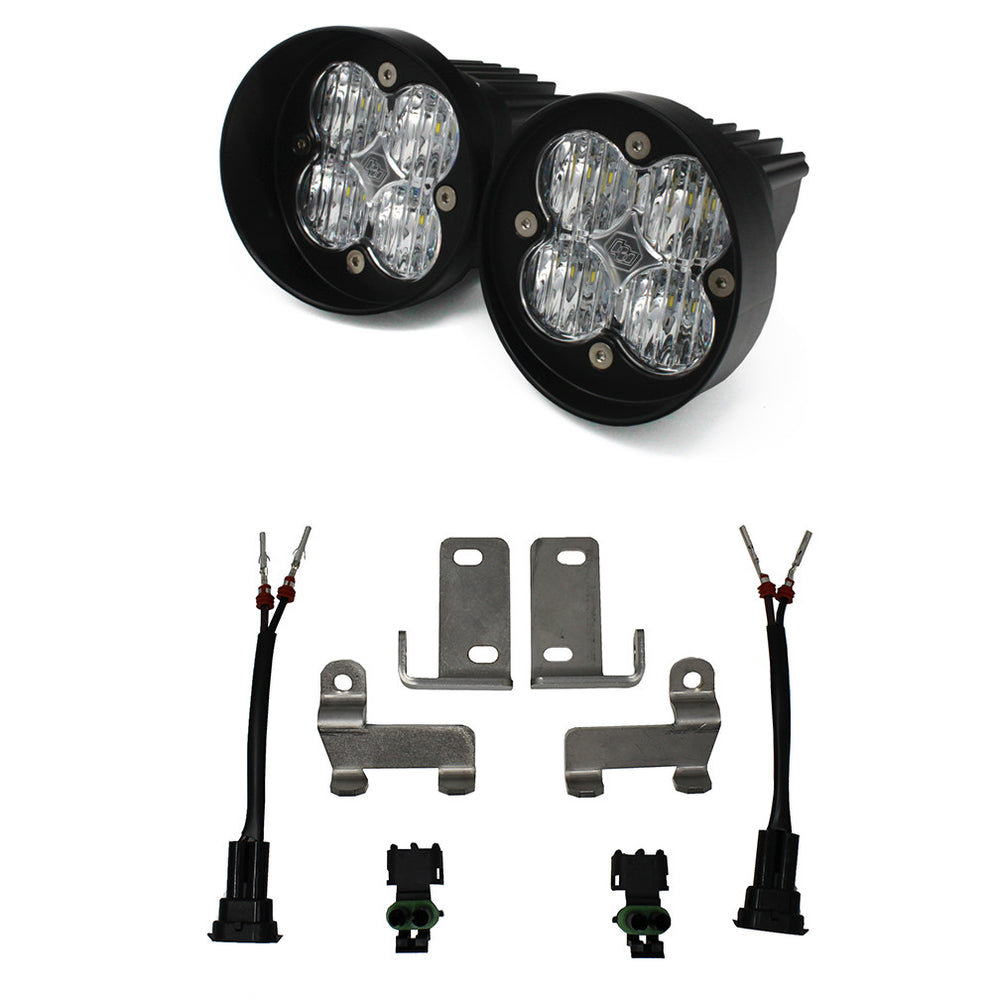 Squadron-R Sport Fog Pocket Kit - '10-24 4Runner; '12-23 Tacoma; '14-21 Tundra, '23-On Sequoia (Wide Cornering; Clear)