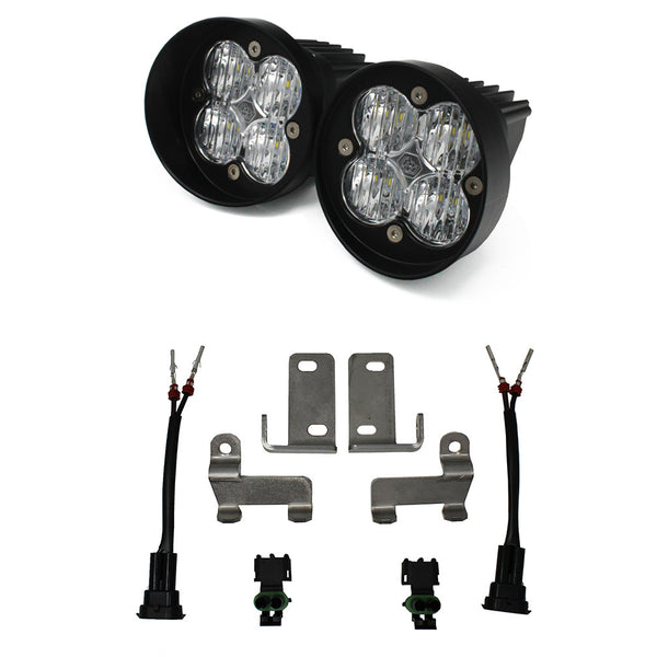 Squadron-R Sport Fog Pocket Kit - '10-24 4Runner; '12-23 Tacoma; '14-21 Tundra, '23-On Sequoia (Wide Cornering; Clear)