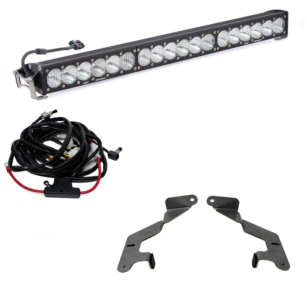 OnX6+ 30 Inch Grille Lower Kit - '14-21 Tundra, '23-On Sequoia (Driving/Combo; Clear)