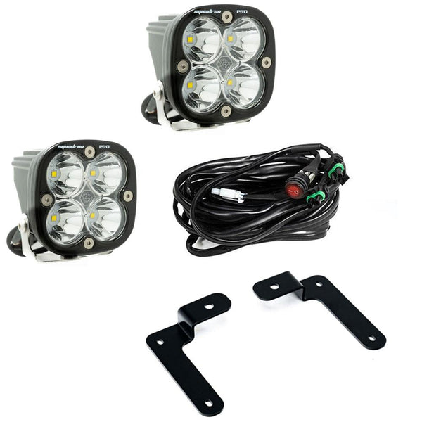 Squadron Pro A-Pillar Kit - '20-25 Gladiator / '18-25 Wrangler JL (Spot; Clear)