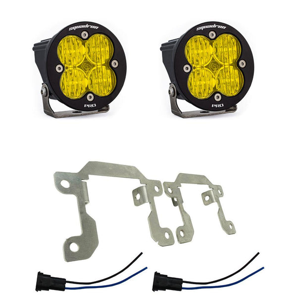 Squadron-R Pro Fog Pocket Kit - '14-17 Fiesta ST; '13-14 Focus ST; '13-16 Fusion; '15-17 Mustang; '15-16 Transit; '13-16 BRZ/Impreza; '13-19 Crosstrek; '14-18 Forrester, '10-12 Legacy/Outback; '15-19 WRX/STI (Wide Cornering; Baja Amber)