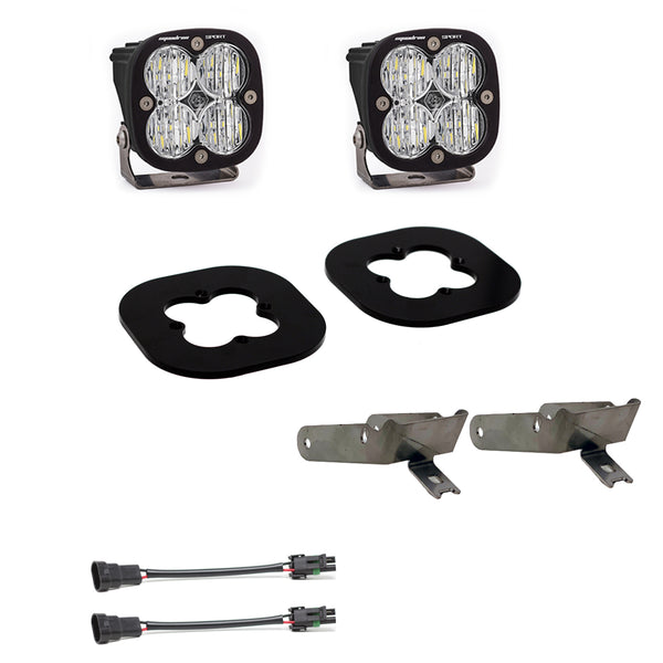Squadron Pro Fog Pocket Kit - '11-16 F-250/350 Super Duty (Wide Cornering; Clear)