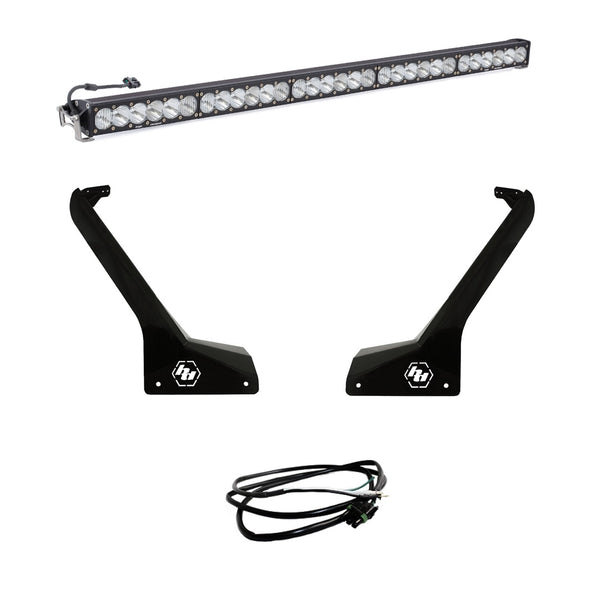 OnX6+ 50 Inch Roof Mount Kit - '20-25 Gladiator / '18-25 Wrangler J; Exc. Rubicon 392L (Driving/Combo; Clear; Upfitter Wiring)