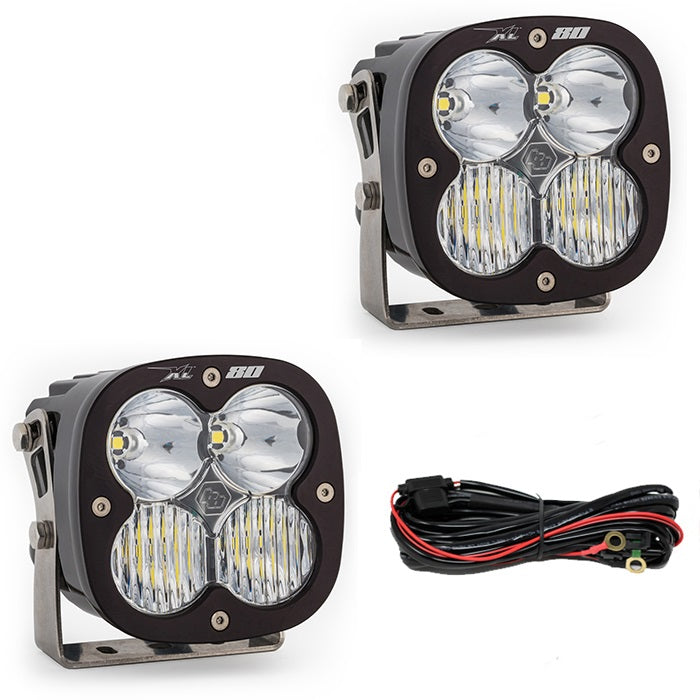 XL80 Bumper Kit - '20-25 Gladiator / '18-25 Wrangler JL; w/ OE Steel Bumper (Driving/Combo; Clear; Toggle Wiring)
