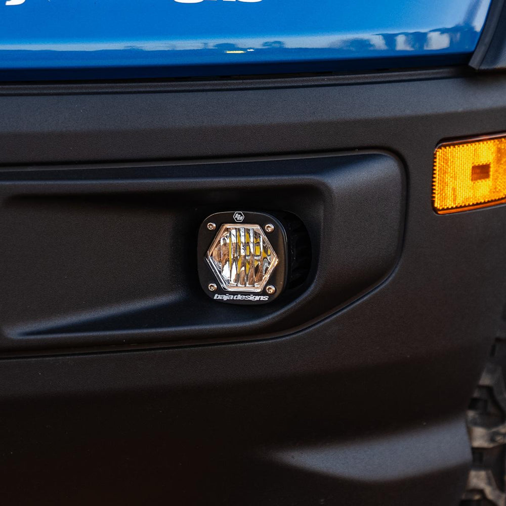 S1 Fog Pocket Kit - '21-25 Bronco Sport (Wide Cornering; Clear)