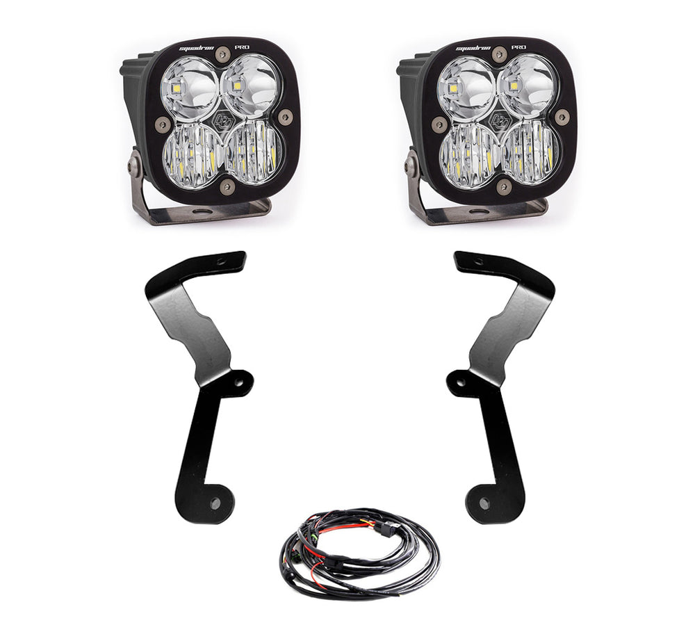 Squadron Pro A-Pillar Kit - '19-22 Sierra 1500 (Driving/Combo; Clear)