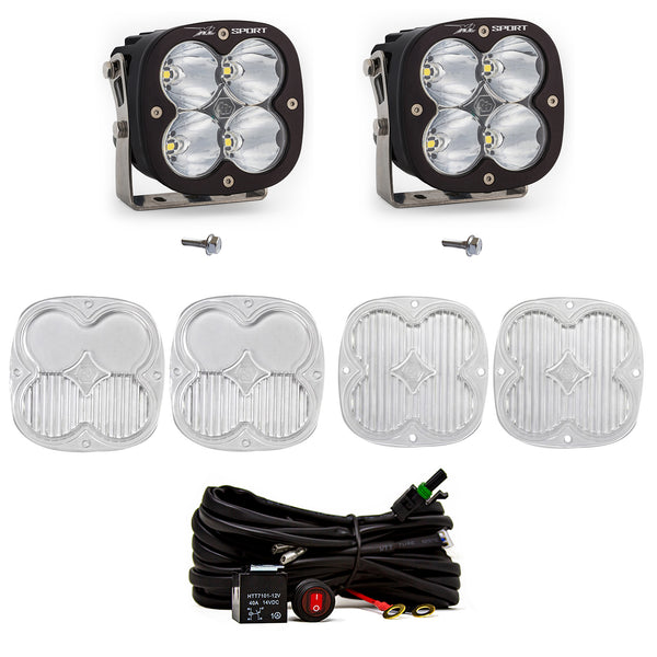 XL Sport A-Pillar Kit - '21-25 Bronco; '22-25 Bronco Raptor (Spot; Clear; Toggle Wiring)