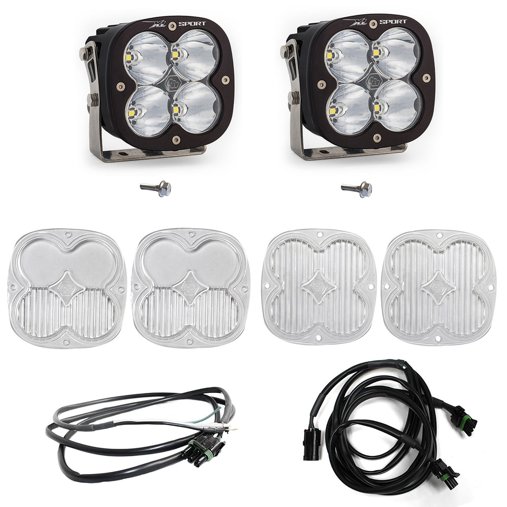 XL Sport A-Pillar Kit - '21-25 Bronco; '22-25 Bronco Raptor (Spot; Clear; Upfitter Wiring)