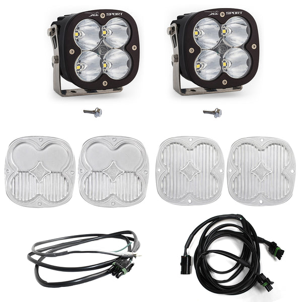 XL Sport A-Pillar Kit - '21-25 Bronco; '22-25 Bronco Raptor (Spot; Clear; Upfitter Wiring)