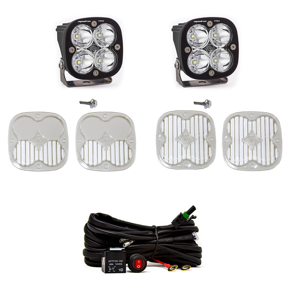 Squadron Pro A-Pillar Kit - '21-25 Bronco; '22-25 Bronco Raptor (Spot; Clear; Toggle Wiring)