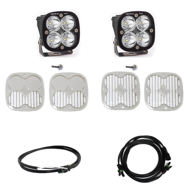 Squadron Pro A-Pillar Kit - '21-25 Bronco; '22-25 Bronco Raptor (Spot; Clear; Upfitter Wiring)