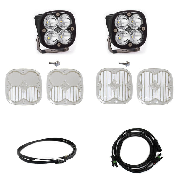 Squadron Sport A-Pillar Kit - '21-25 Bronco; '22-25 Bronco Raptor (Spot; Clear; Upfitter Wiring)