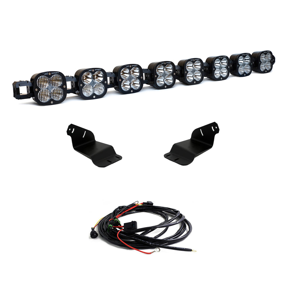 XL Linkable Sport Roof Mount Kit - '21-25 Bronco; '22-25 Bronco Raptor (Multi-Pattern; Clear; Toggle Wiring)