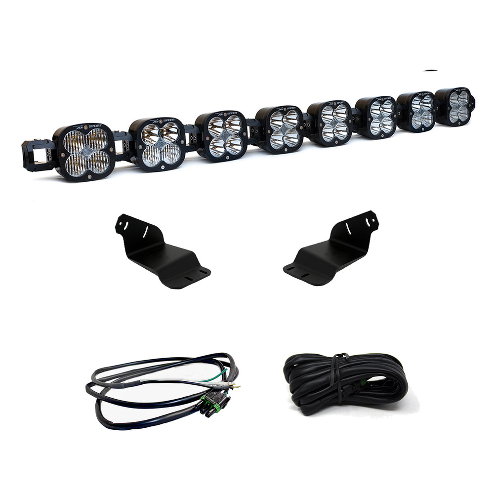 XL Linkable Sport Roof Mount Kit - '21-25 Bronco; '22-25 Bronco Raptor (Multi-Pattern; Clear; Upfitter Wiring)