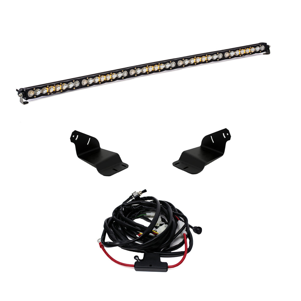 S8 50 Inch Roof Mount Kit - '21-25 Bronco; '22-25 Bronco Raptor (Driving/Combo; Clear; Toggle Wiring)