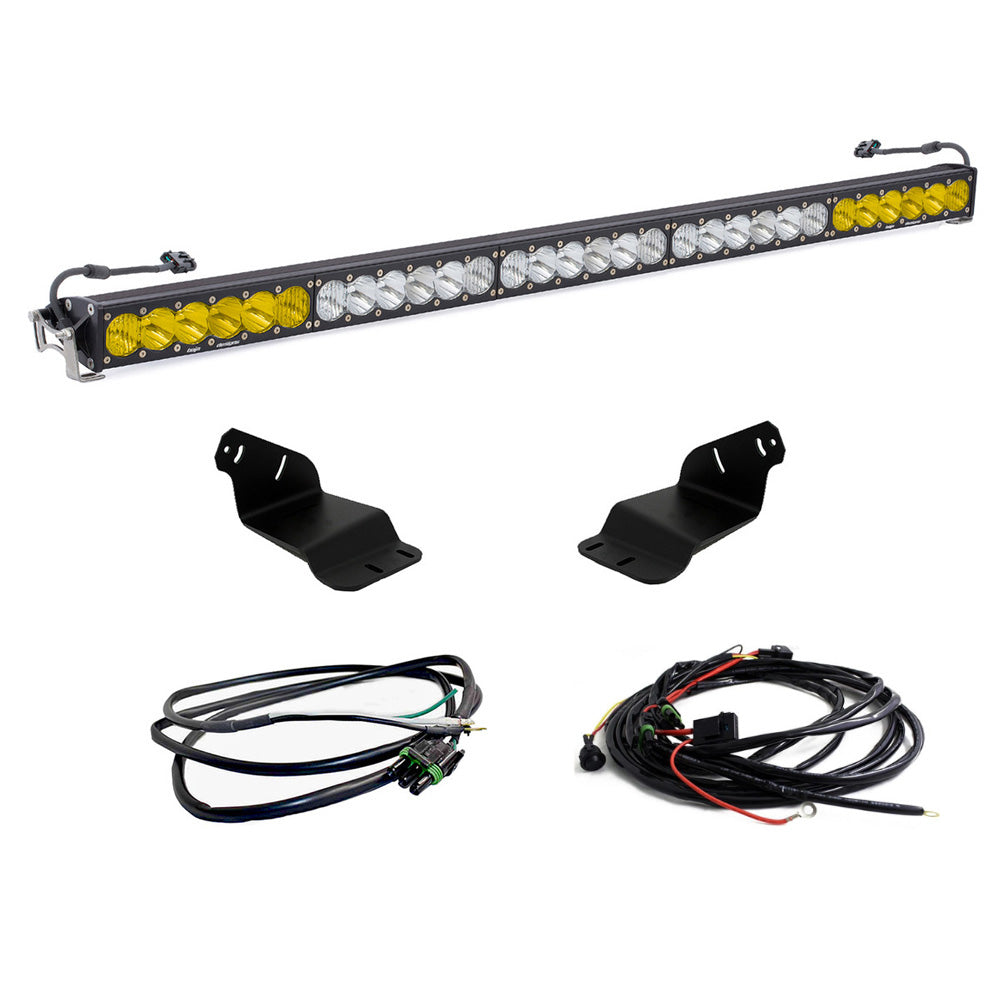 OnX6+ 50 Inch Roof Mount Kit - '21-25 Bronco; '22-25 Bronco Raptor (Multi-Pattern; Clear/Baja Amber; Upfitter Wiring)