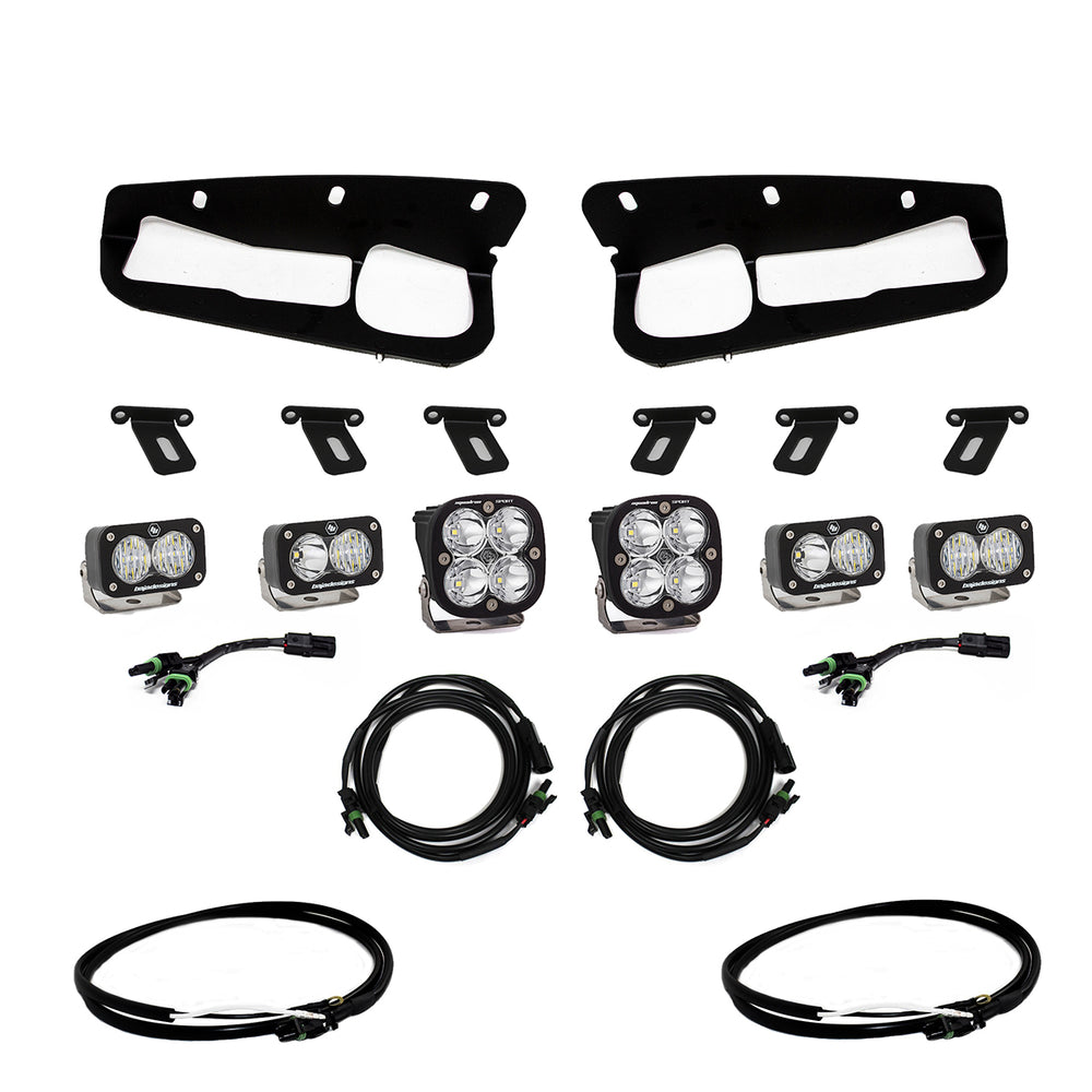 Squadron Sport/S2 Sport Fog Pocket Kit - '21-25 Bronco; '22-25 Bronco Raptor (Multi-Pattern; Clear; Upfitter Wiring)