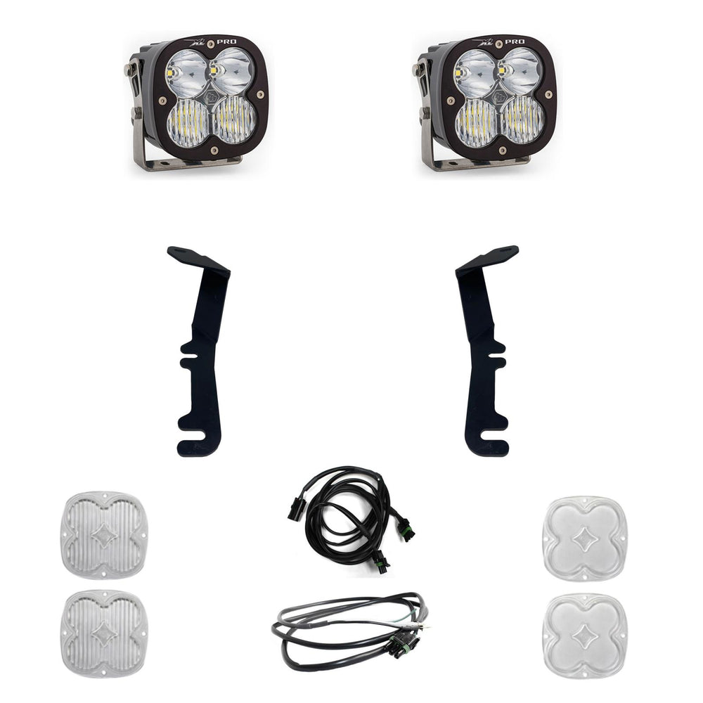 XL Pro A-Pillar Kit - '19-24 1500 Rebel; '21-24 1500 TRX (Driving/Combo; Clear)