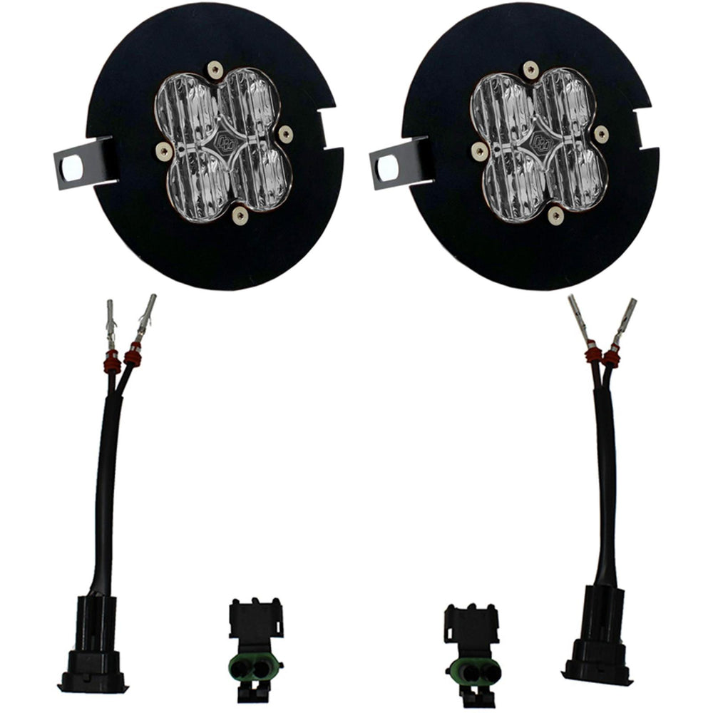 Squadron Sport Fog Pocket Kit - '06-14 F-150; '05-11 Tacoma; '07-13 Tundra, '23-On Sequoia (Wide Cornering; Clear)