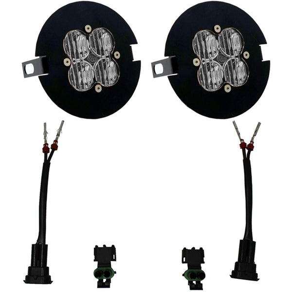 Squadron Sport Fog Pocket Kit - '06-14 F-150; '05-11 Tacoma; '07-13 Tundra, '23-On Sequoia (Wide Cornering; Clear)