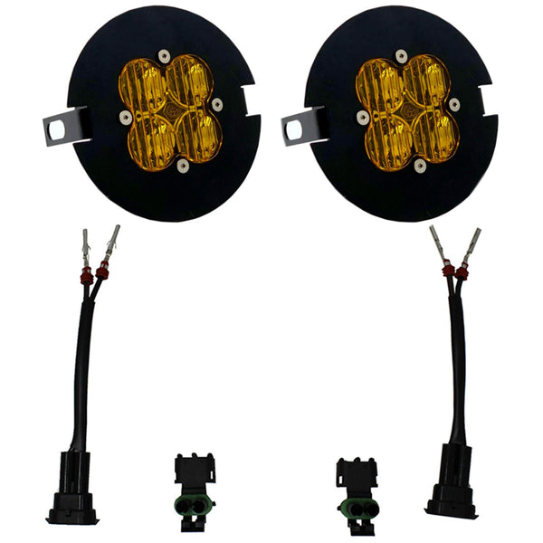 Squadron Sport Fog Pocket Kit - '06-14 F-150; '05-11 Tacoma; '07-13 Tundra, '23-On Sequoia (Wide Cornering; Baja Amber)