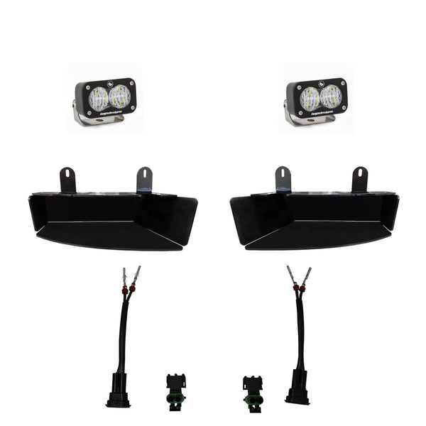 S2 Sport Fog Pocket Kit - '19-25 2500/3500 (Wide Cornering; Clear)