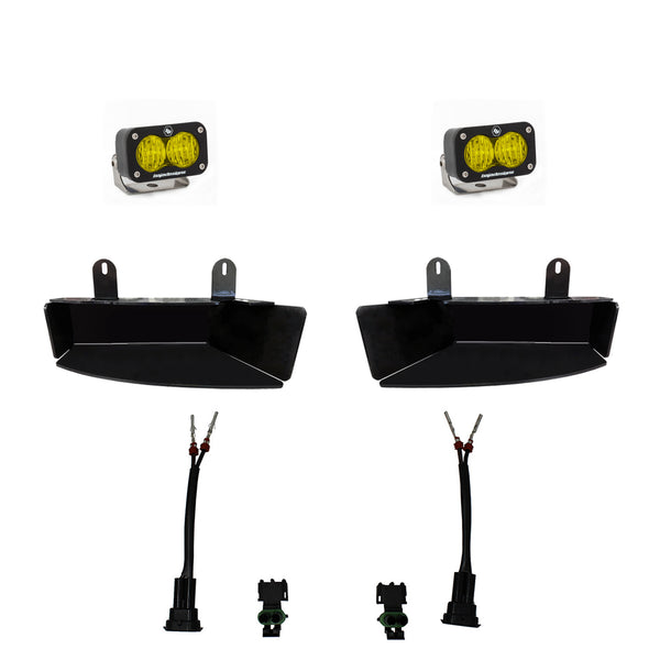 S2 Sport Fog Pocket Kit - '19-25 2500/3500 (Wide Cornering; Baja Amber)