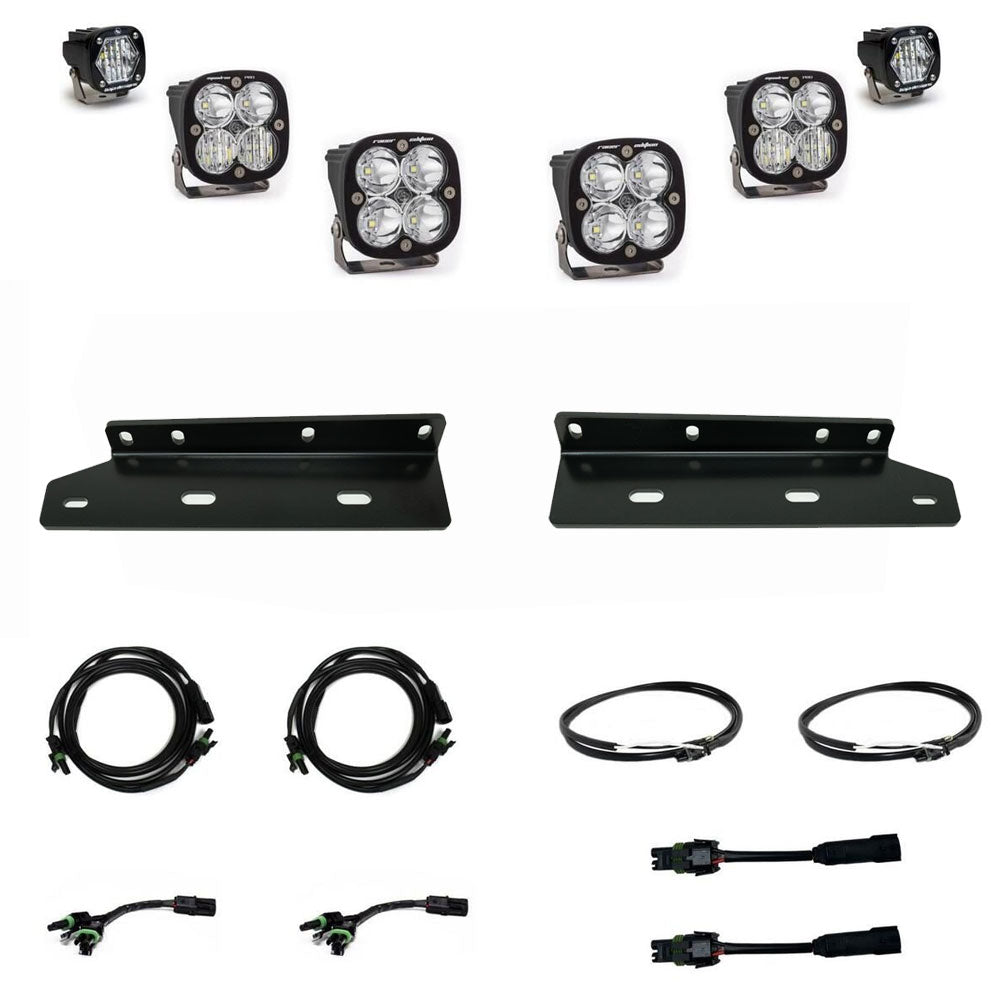 Squadron Unlimited/S1 Fog Pocket Kit - '21-25 F-150 Raptor (Multi-Pattern; Clear)