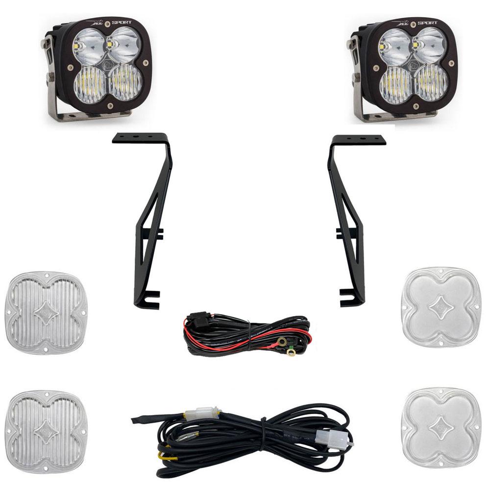 XL Sport A-Pillar Kit - '21-25 F-150 Raptor / Raptor R / Raptor 37 (Driving/Combo; Clear)