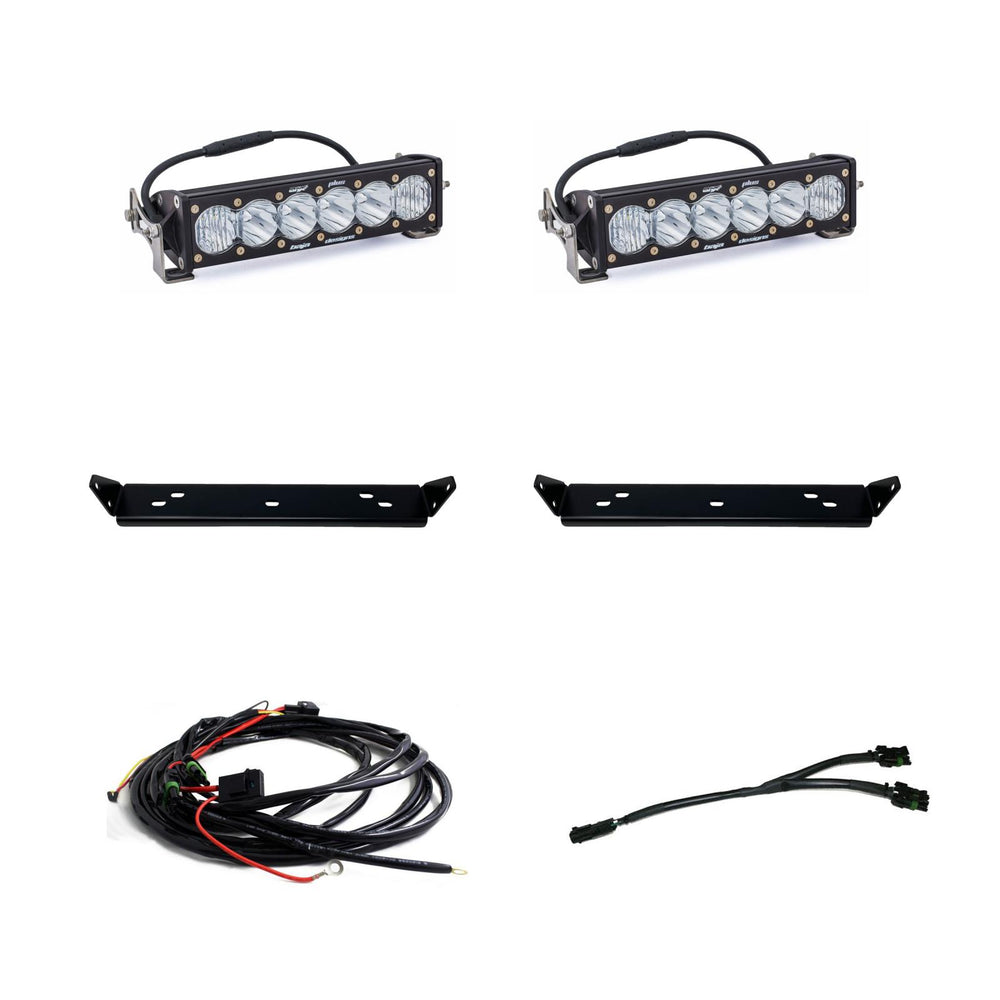 OnX6+ 10 Inch Dual Behind Grille Kit - '21-25 F-150 Raptor, '24-25 Raptor 37/R (Driving/Combo; Clear)