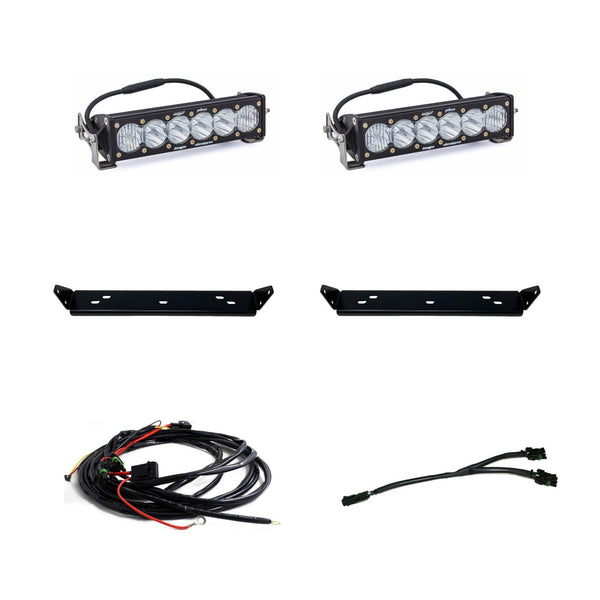 OnX6+ 10 Inch Dual Behind Grille Kit - '21-25 F-150 Raptor, '24-25 Raptor 37/R (Driving/Combo; Clear)