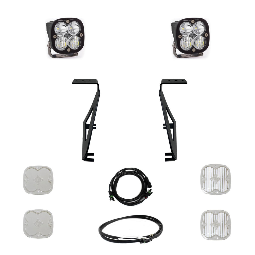 Squadron Pro A-Pillar Kit - '21-25 F-150 Raptor / Raptor R / Raptor 37 (Driving/Combo; Clear)