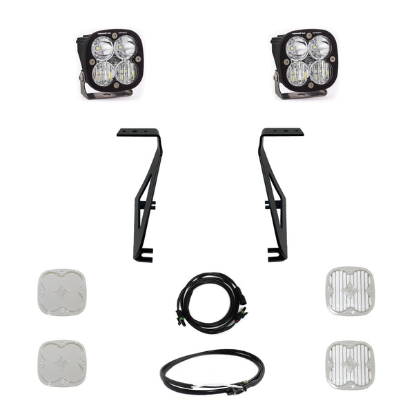 Squadron Sport A-Pillar Kit - '21-25 F-150 Raptor / Raptor R / Raptor 37 (Driving/Combo; Clear)