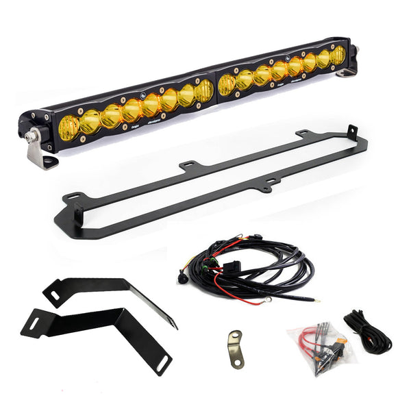 S8 20 Inch Grille Kit - '22-25 Tundra, '23-25 Sequoia; w/ TRD Grill (Driving/Combo; Baja Amber)