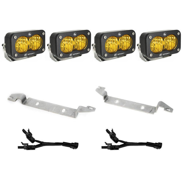 S2 Sport Fog Pocket Kit - '22-25 Tundra (Wide Cornering; Baja Amber)