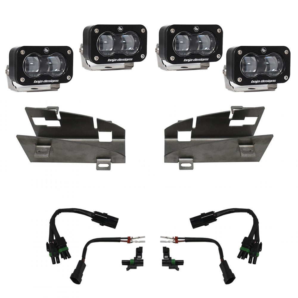 Dodge, Ram Rebel/TRX (19-24), Dual S2 SAE Fog Pocket Kit