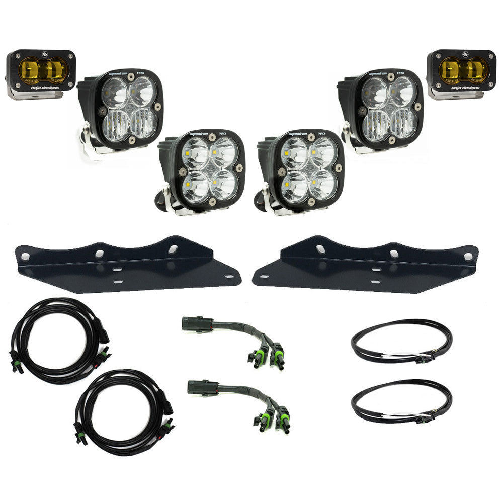 Ford, Raptor (17-20) Fog Pocket Kit S2 SAE Amber 