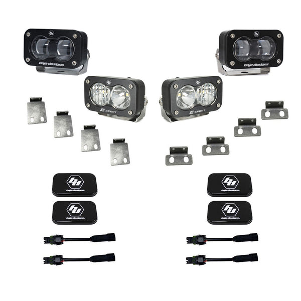 S2 SAE/S2 Sport Fog Pocket Kits - Ford '21-25 F-150 Raptor, '23-25 Bronco Raptor, '24-25 F-150 Raptor 37/R