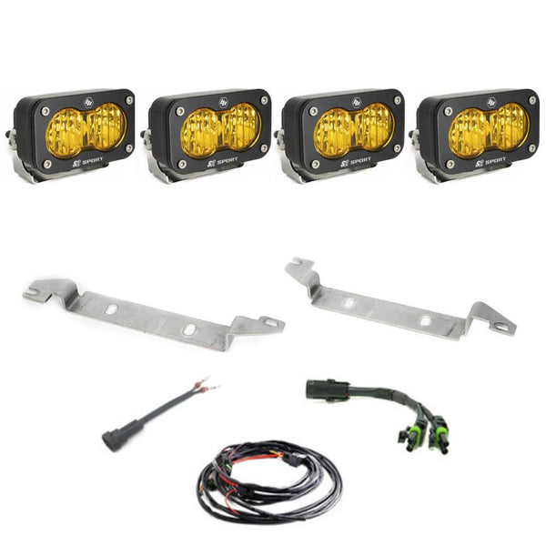 Fog Pocket Light Kit - 2023-25 Toyota Sequoia (Wide Cornering: Baja Amber)