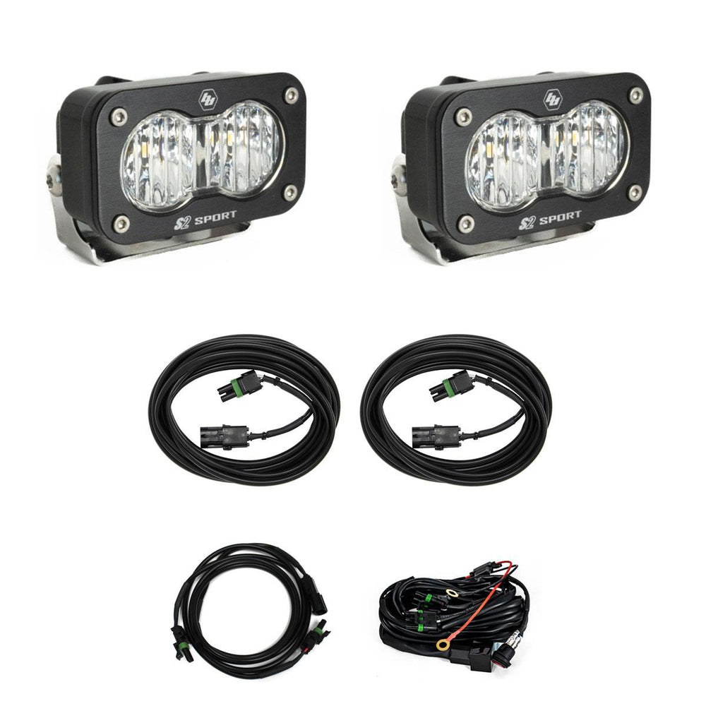 S2 Sport W/C, Reverse Kit (Wide Cornering; Clear; Toggle Wiring)