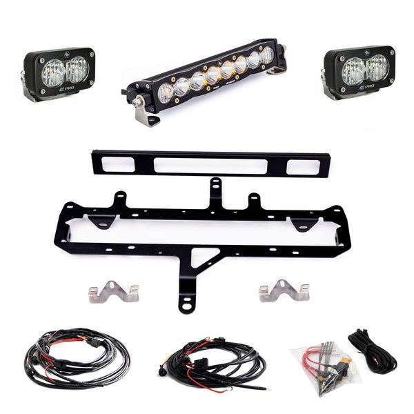 S8 10-inch/S2 Pro Grille Light Kit - 2024-On Toyota Tacoma TRD Pro (Clear)