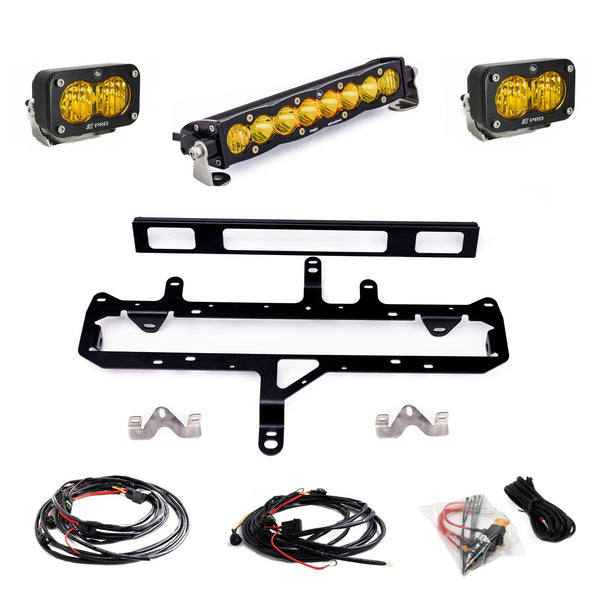 S8 10-inch/S2 Pro Grille Light Kit - 2024-On Toyota Tacoma TRD Pro (Baja Amber)