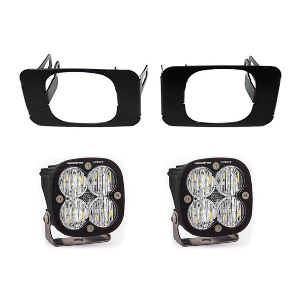 Ford Squadron Sport Fog Pocket Light Kit - '15-20 F-150; '17-22 F-250/350 Super Duty (Wide Cornering; Clear)