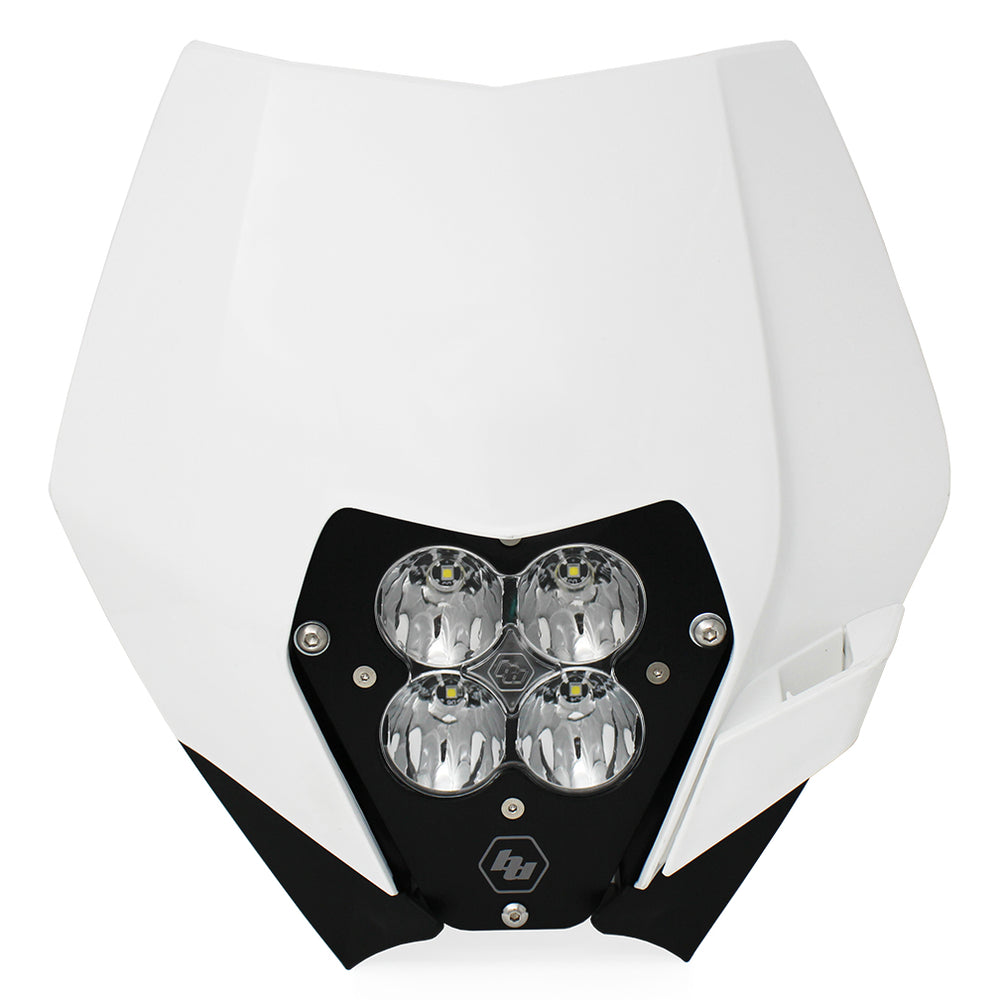 XL80 (D/C) Headlight Kit w/ Shell - '08-13 250 XCF-W; '12-13 350 EXC-F; '09-10 400 XC-W; '08-11 450 EXC-R; '08-12 450 XC-W; '12-13 500 EXC; '12-13 500 XC-W; '08-11 530 EXC-R/530 XC-W (Spot; Clear)