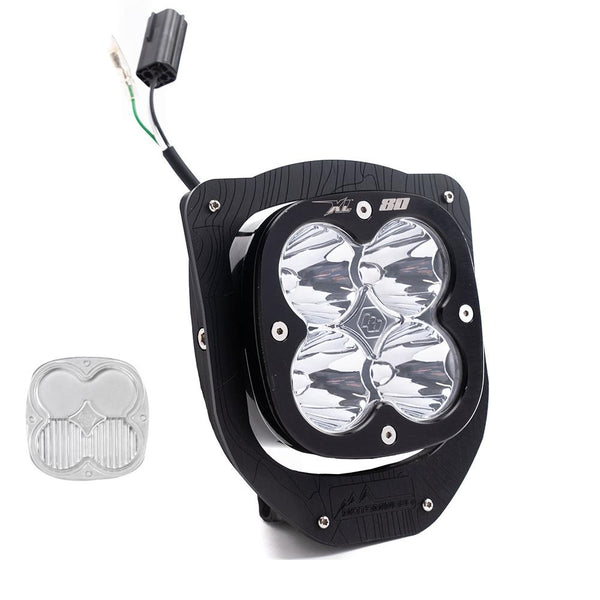 Husqvarna XL80 (D/C) Headlight Kit - 2024-On FE 350S; FE 501S; FE350W; FE 501W; FE 450 (Spot; Clear)