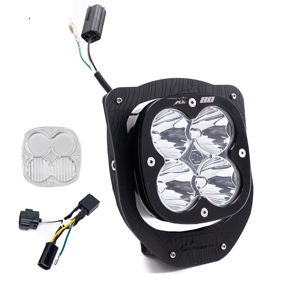 Husqvarna XL80 (D/C) Headlight Kit w/ Hi-Low Harness - 2024-On FE 350S; FE 501S (Spot; Clear)