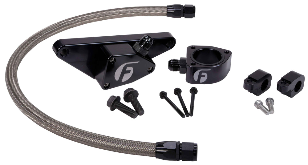 Fleece Performance - Cummins Coolant Bypass Kit (2003-2007 Manual Transmission) - FPE-CLNTBYPS-CUMMINS-MAN-SS