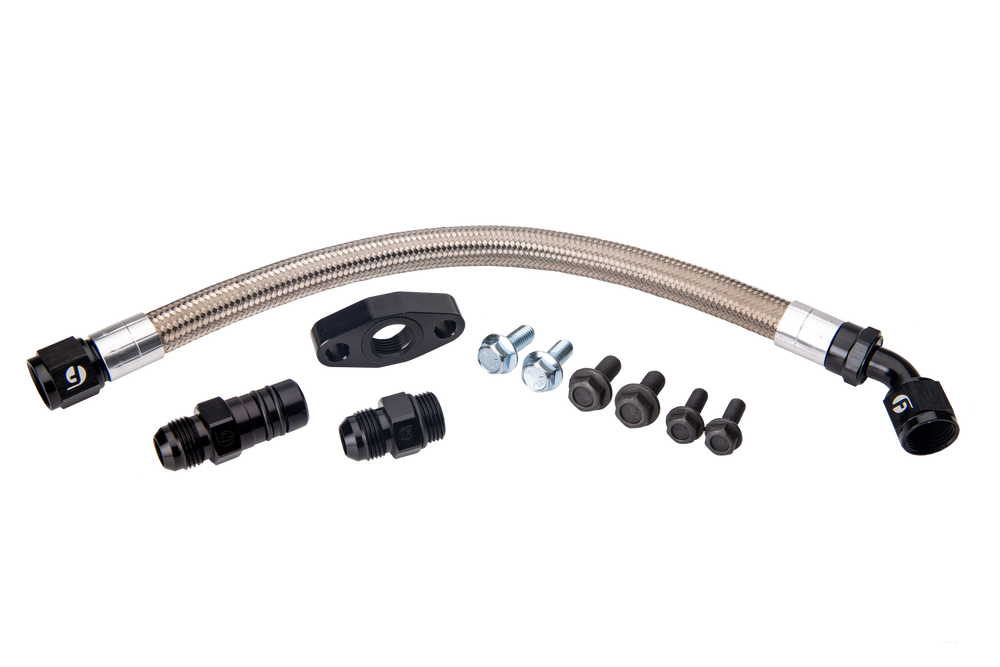 Fleece Performance - Cummins Turbo Drain Tube Kit (for S300/S400 Turbos) - FPE-CTDT-KIT