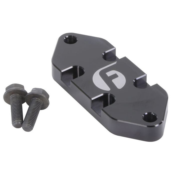 Fleece Performance - 6.6L Duramax Billet Coolant Block Off Plate - FPE-DMAX-CBOP