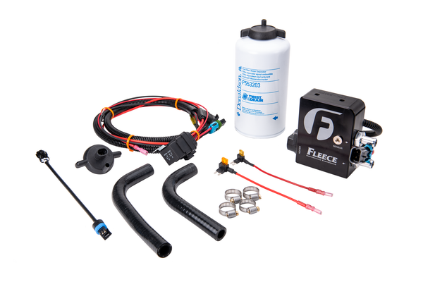 Fleece Performance - Auxiliary Heated Fuel Filter Kit for 2011-2016 LML Duramax - FPE-DMAX-HFFBA-1116